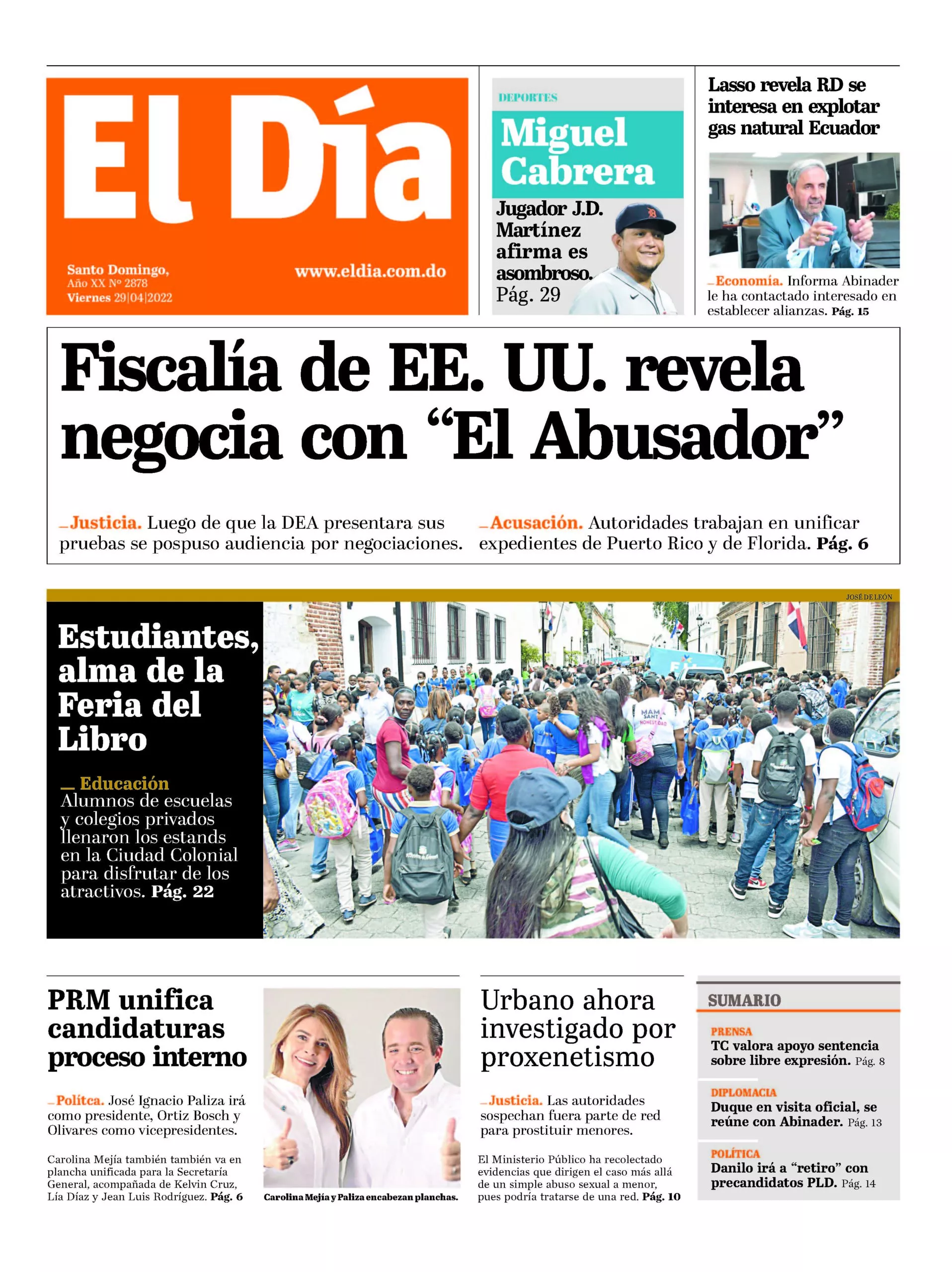 Portada impresa