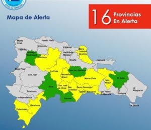 Coe eleva a 11 las provincias en alerta amarilla; lluvias dejan 22 acueductos fuera de servicio