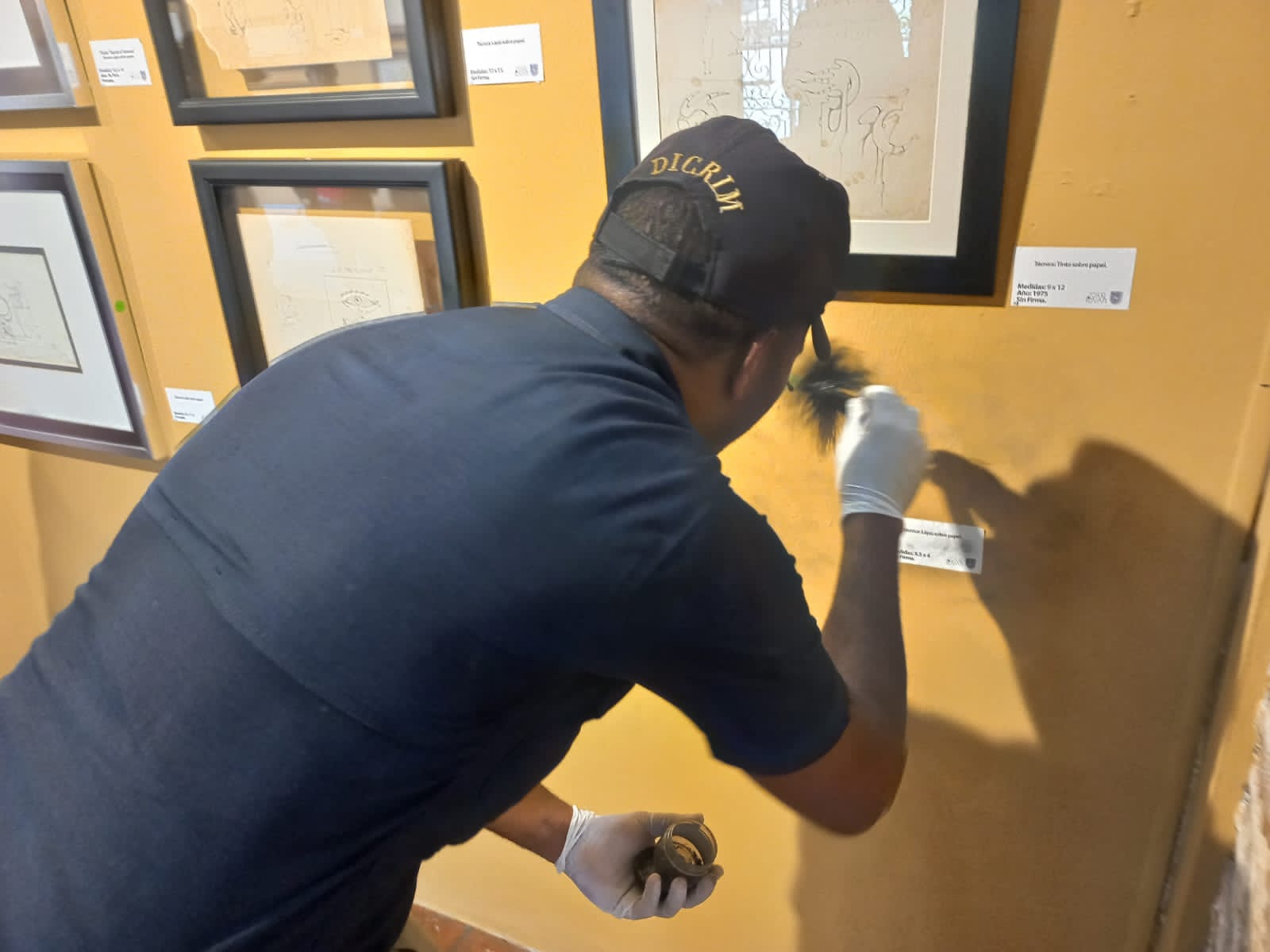 Policía investiga robo de obra del pintor Iván Tovar en Museo de las Casas Reales