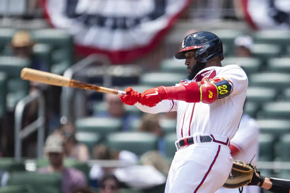 Ozuna pega 2 jonrones en show ofensivo de Bravos, vencen 6-3 a Marlins