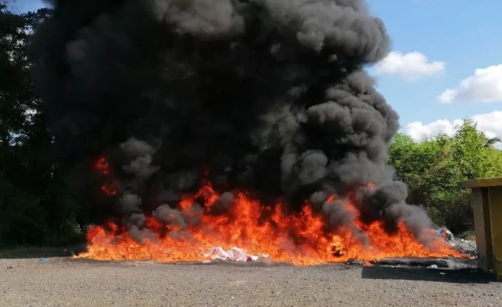 Autoridades queman otros 1,336 kilogramos de drogas