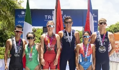 Estados Unidos y Canadá ganan  triatlón Punta Cana