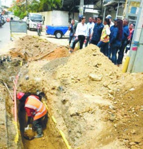 Director CAASD supervisa labor en Los Alcarrizos