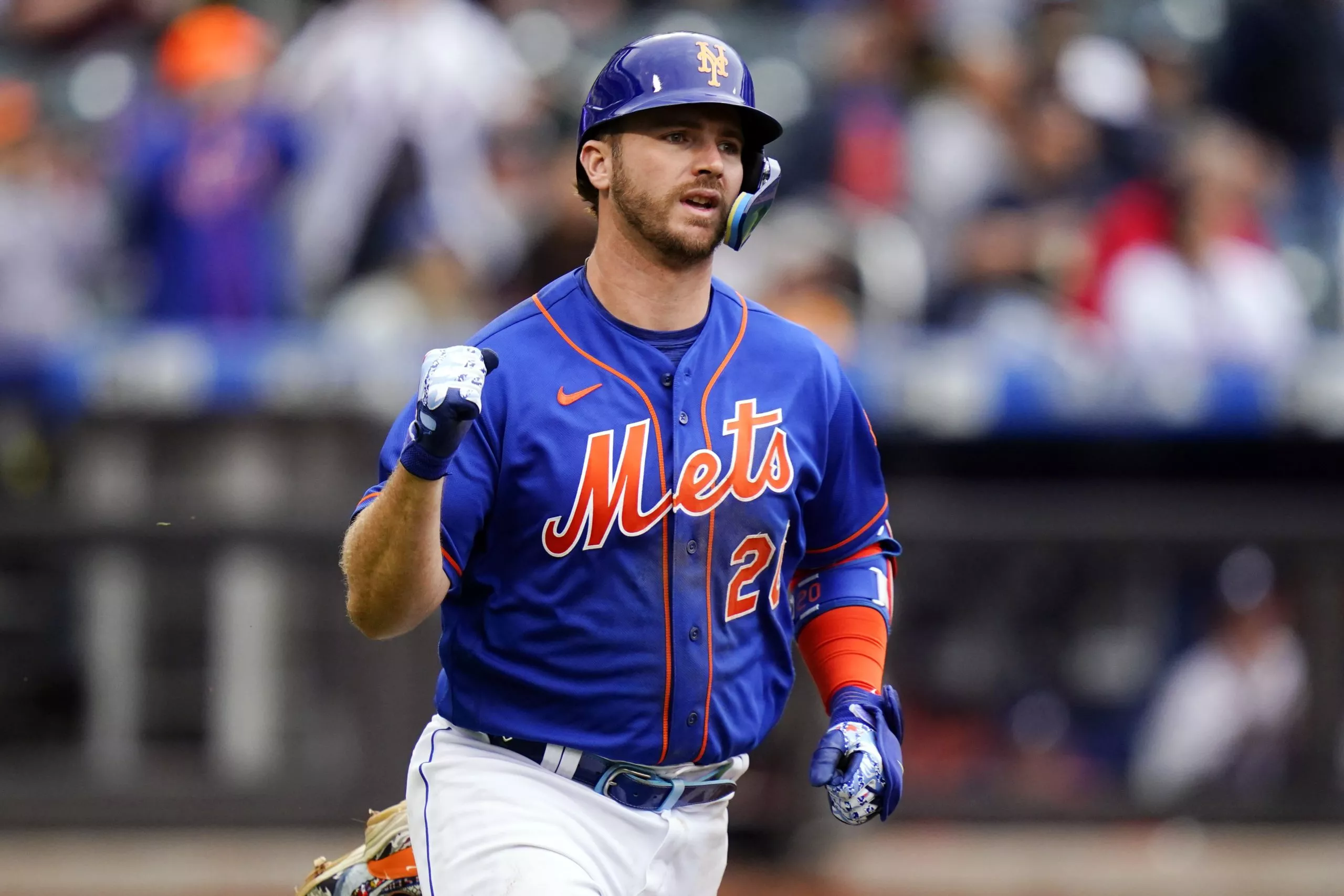 Pete Alonso y Mets atacan a Morton para vencer a Bravos