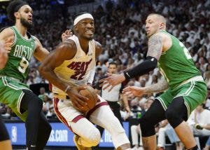 Butler anota 41, Heat se lleva el Juego 1 a Celtics 118-107