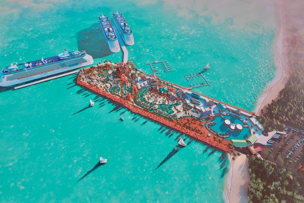 Con una inversión de US$ 98 millones,  Abinader da primer palazo para construcción terminal de cruceros en Cabo Rojo 