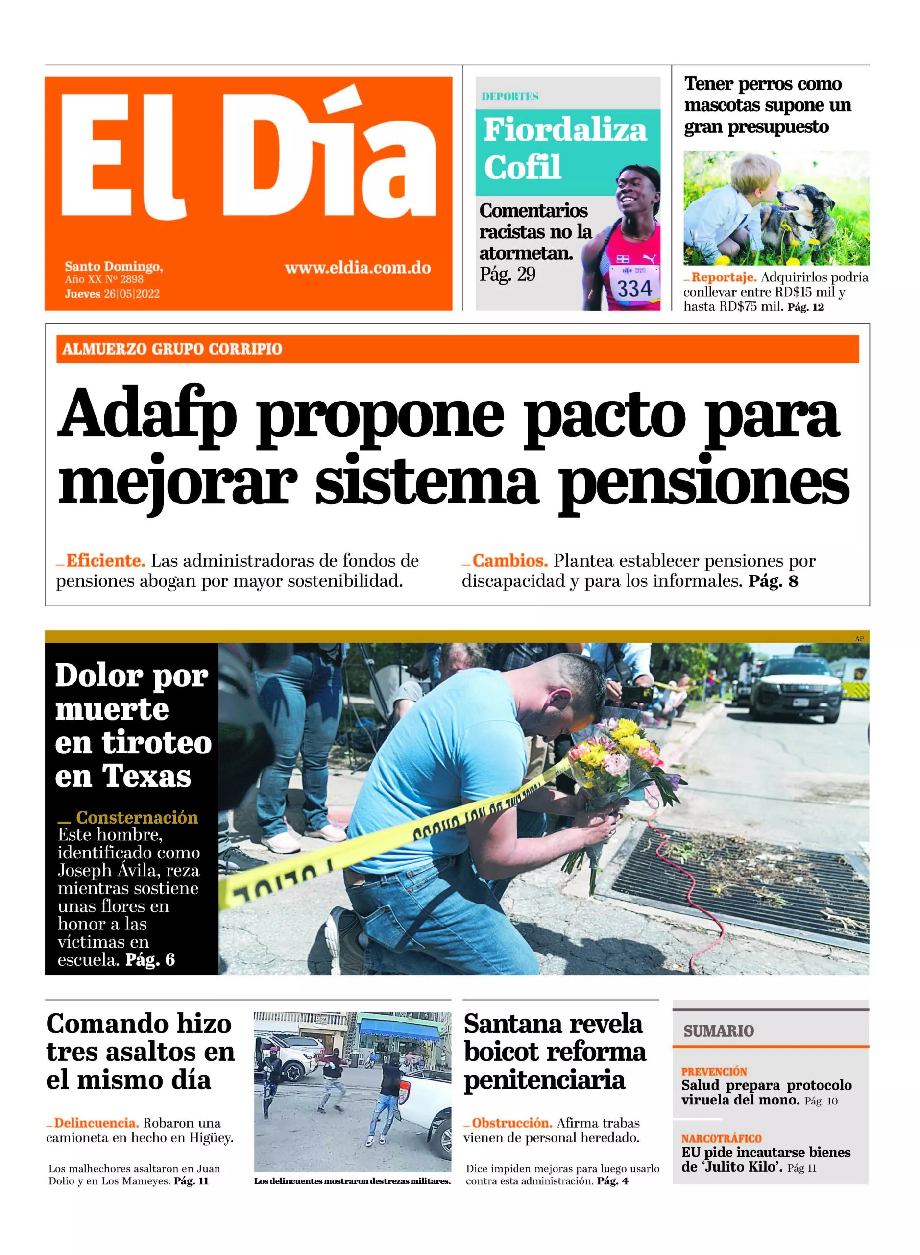 Portada impresa