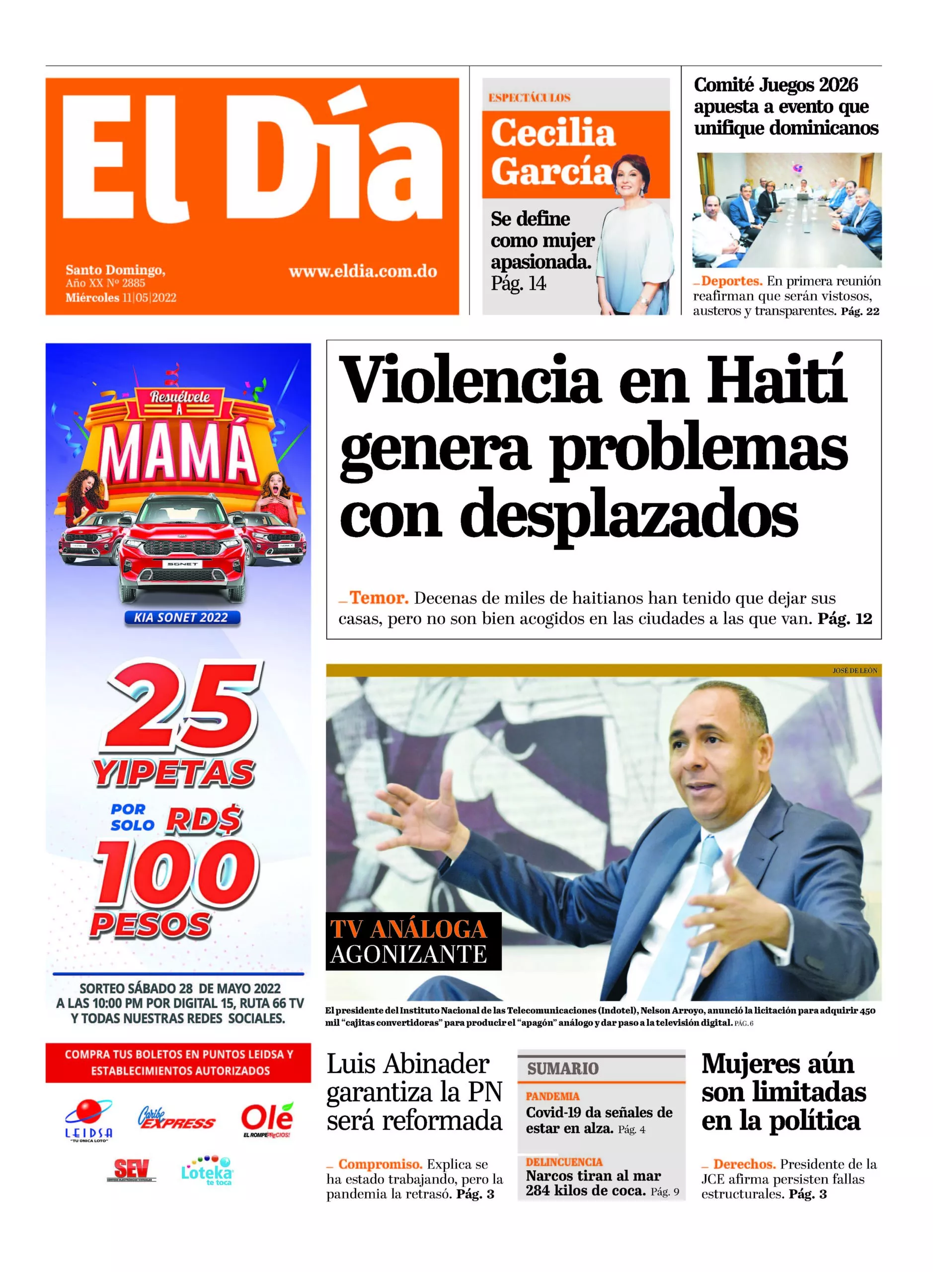 Portada impresa