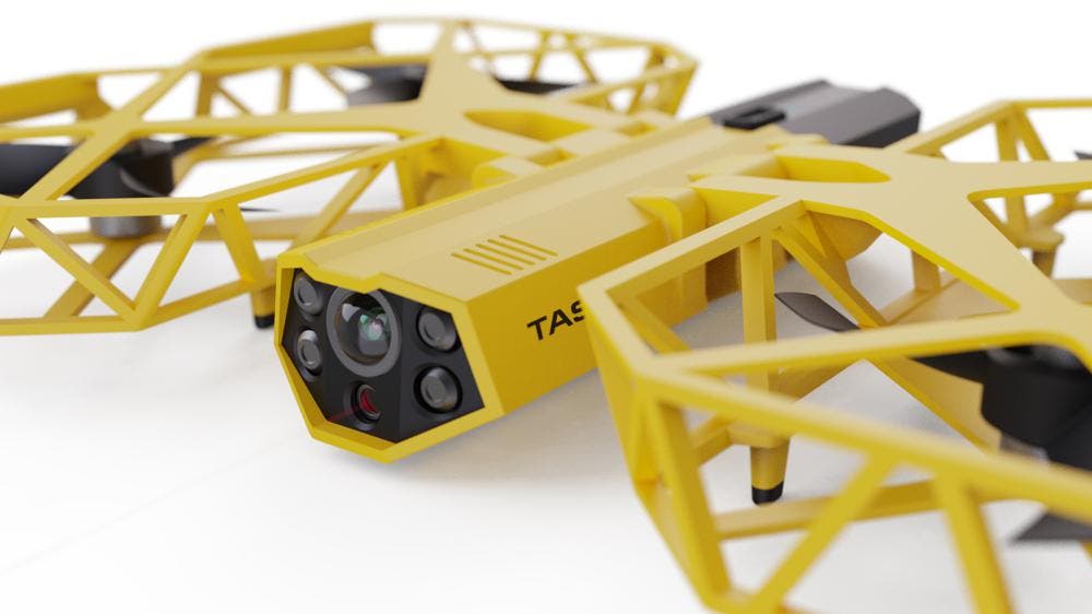 Empresa propone drones armados con Taser para detener tiroteos en escuelas