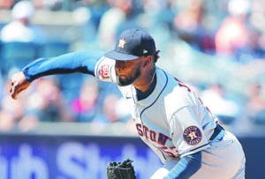 Cristian Javier desde el bullpen supo  tiraría gran juego