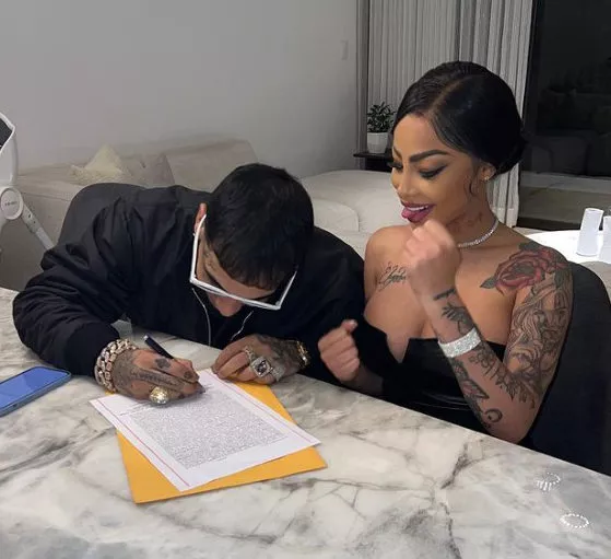 Anuel AA y la dominicana Yailin se casaron