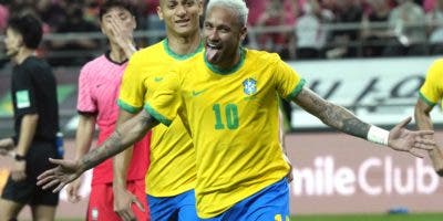 Neymar anota 2 veces en goleada de Brasil a Corea del Sur
