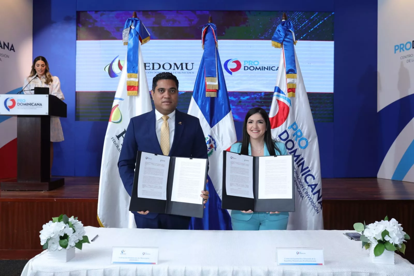 ProDominicana y Fedomu acuerdan impulsar inversiones en municipios