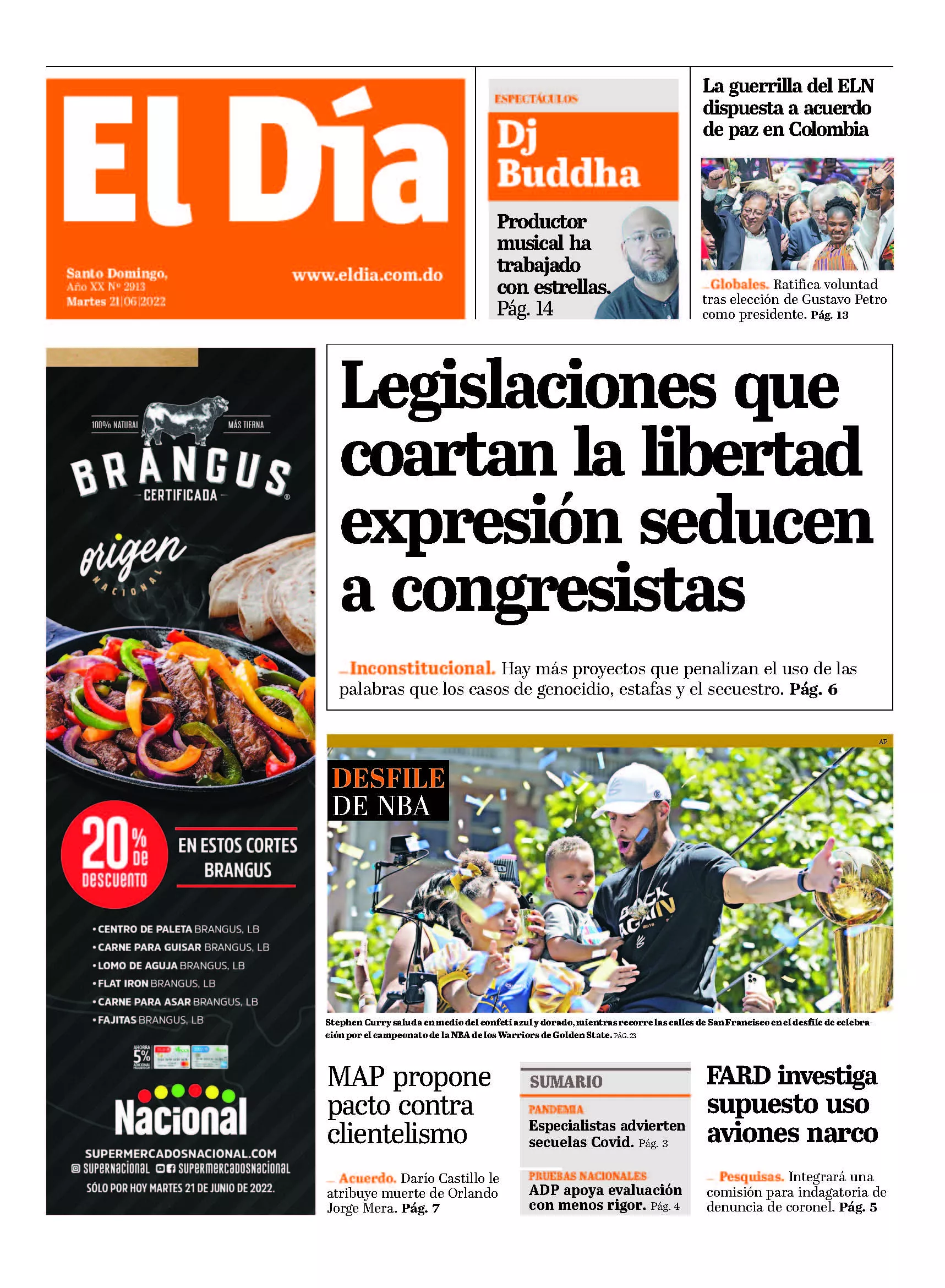 Portada impresa