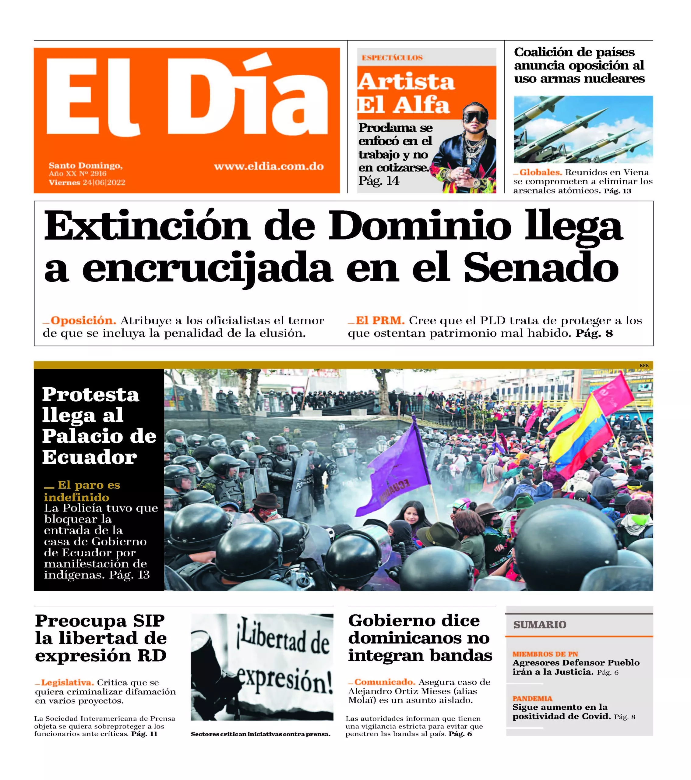 Portada impresa