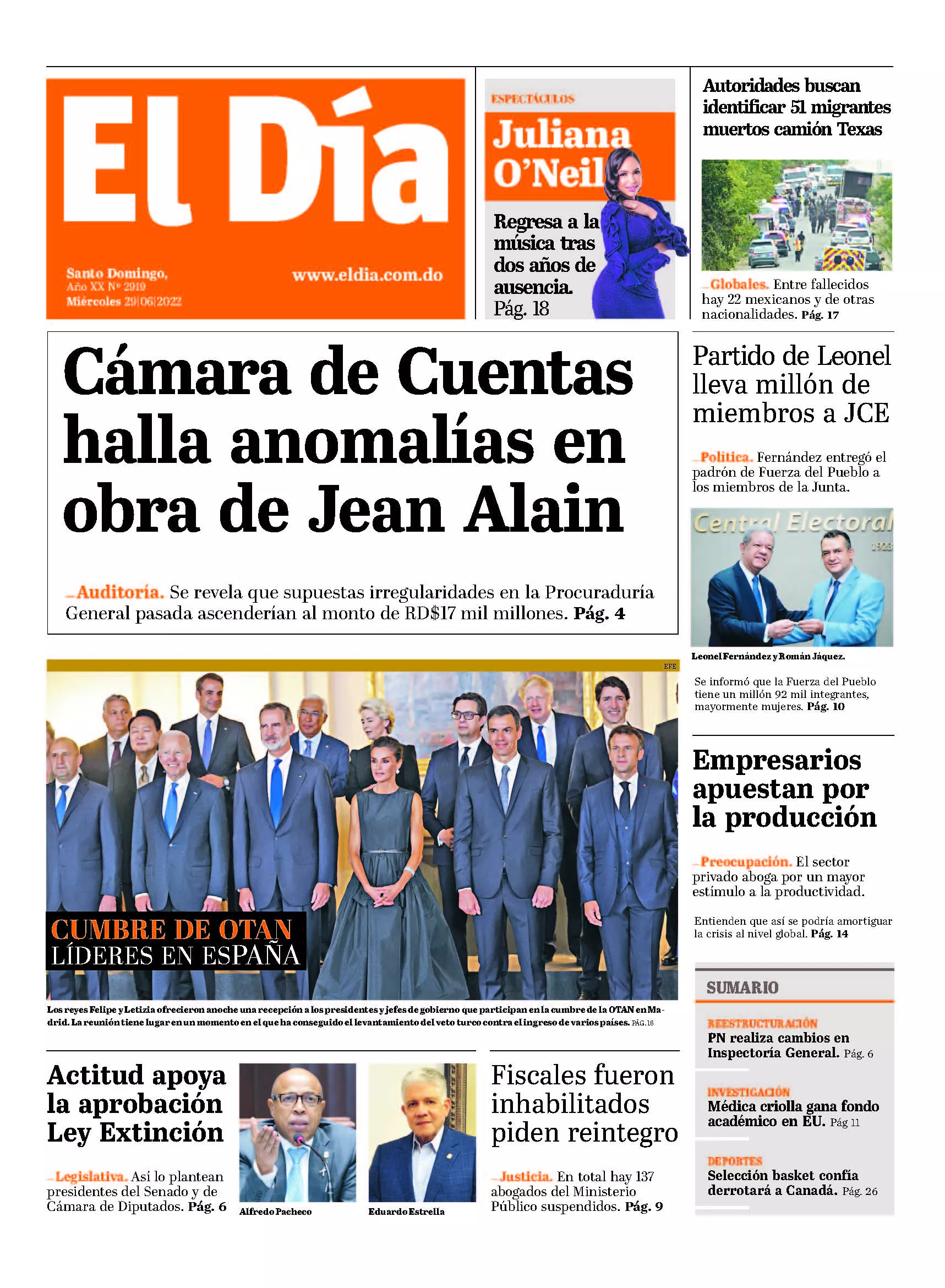 Portada impresa