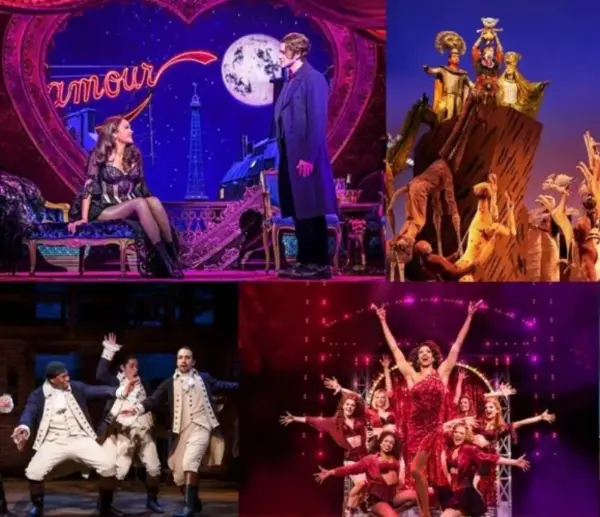 Algunas escenas del musical ‘I Love Broadway’.
