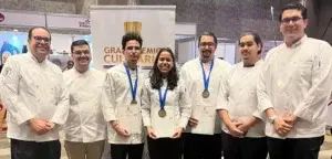 Estudiantes gastronomía PUCMM ganan oro