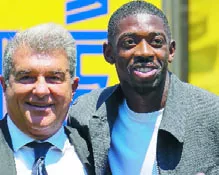 Dembélé sigue en  Barcelona por otras dos temporadas