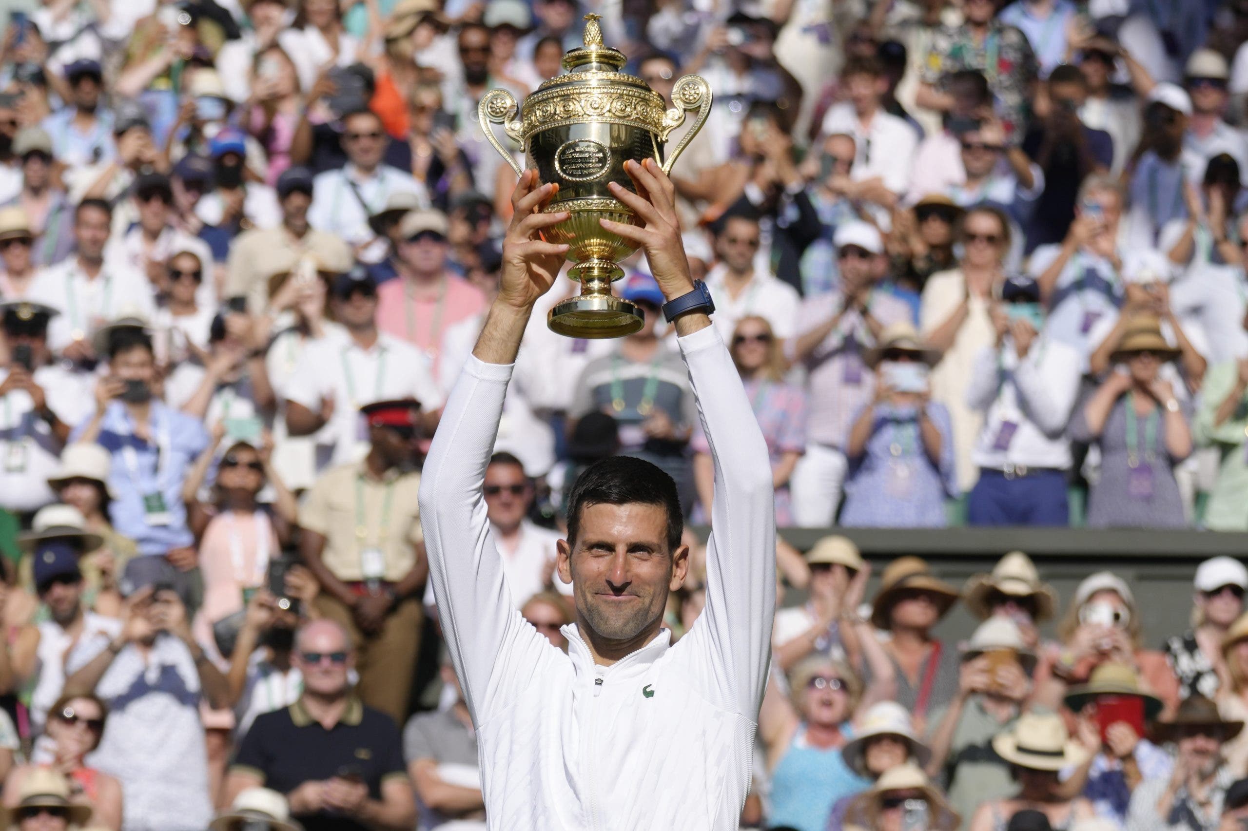 Djokovic consigue su 7mo. título en torneo Wimbledon