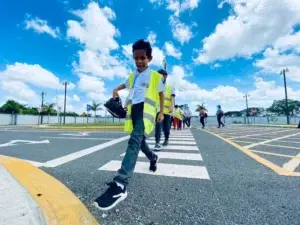 Niños del CAID ponen en práctica conocimientos educación vial