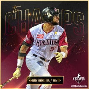 Gigantes del Cibao confirman a Henry Urrutia para la próxima temporada