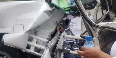 Al menos 40 heridos en un accidente de tránsito en Los Cacaos, San Cristóbal