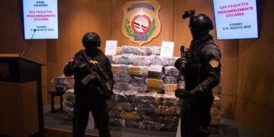 DNCD incauta 594 paquetes de cocaína serían exportados a Bélgica