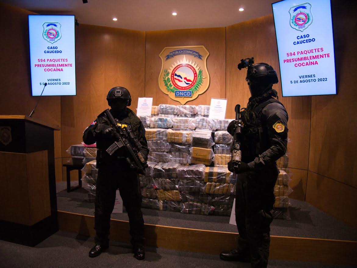 DNCD incauta 594 paquetes de cocaína serían exportados a Bélgica