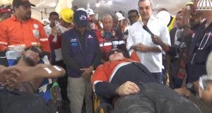 Presidente Abinader da gracias a Dios y resalta valentía de mineros rescatados