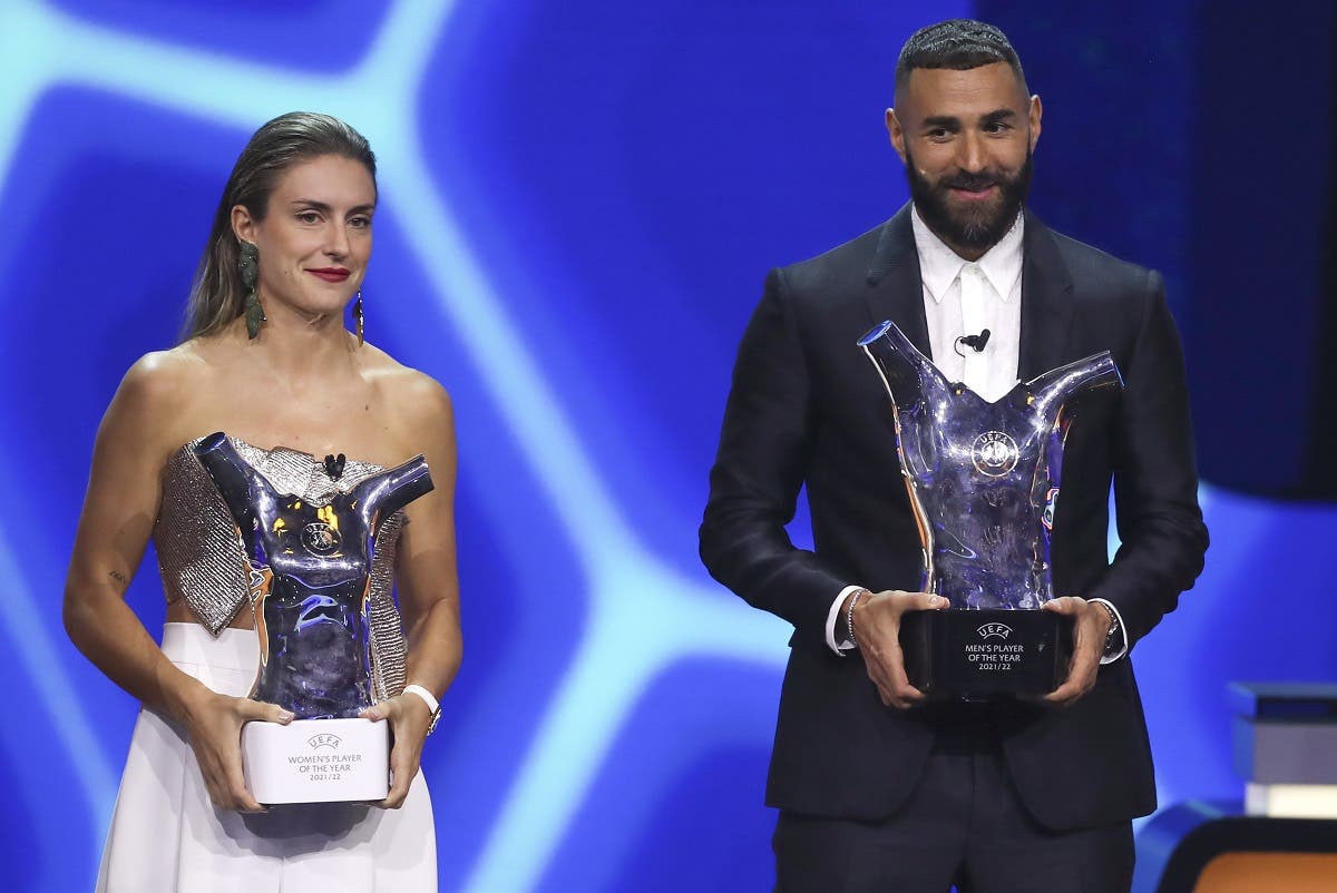 Karim Benzema y Alexia Putellas, los Jugadores del Año UEFA