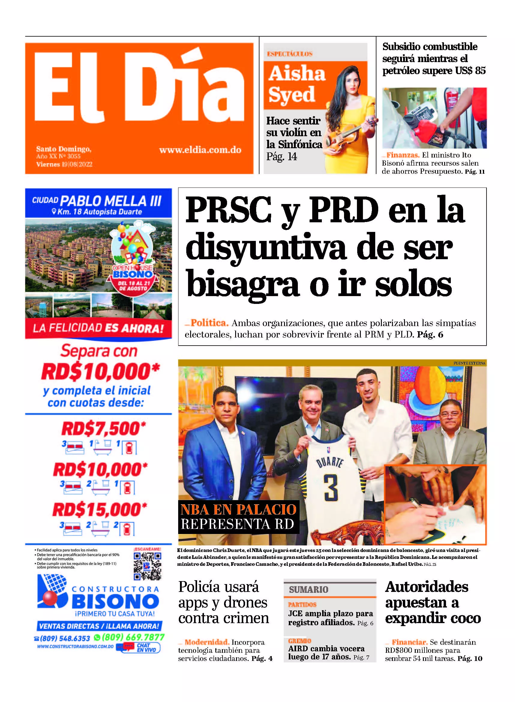 Portada impresa
