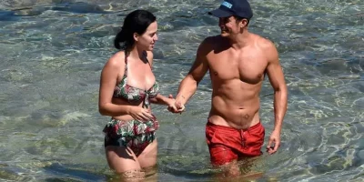 Katy Perry y Orlando Bloom veranean en la isla italiana de Ponza