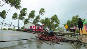 Un muerto, el saldo trágico del paso de Fiona por Nagua