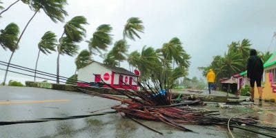 Un muerto, el saldo trágico del paso de Fiona por Nagua