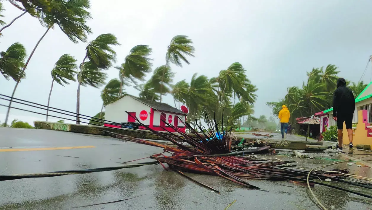 Un muerto, el saldo trágico del paso de Fiona por Nagua