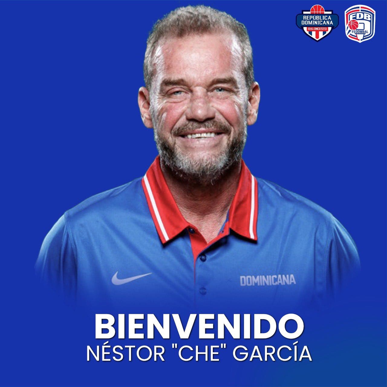 Néstor «Che» García es el nuevo entrenador de la Selección Nacional de Baloncesto