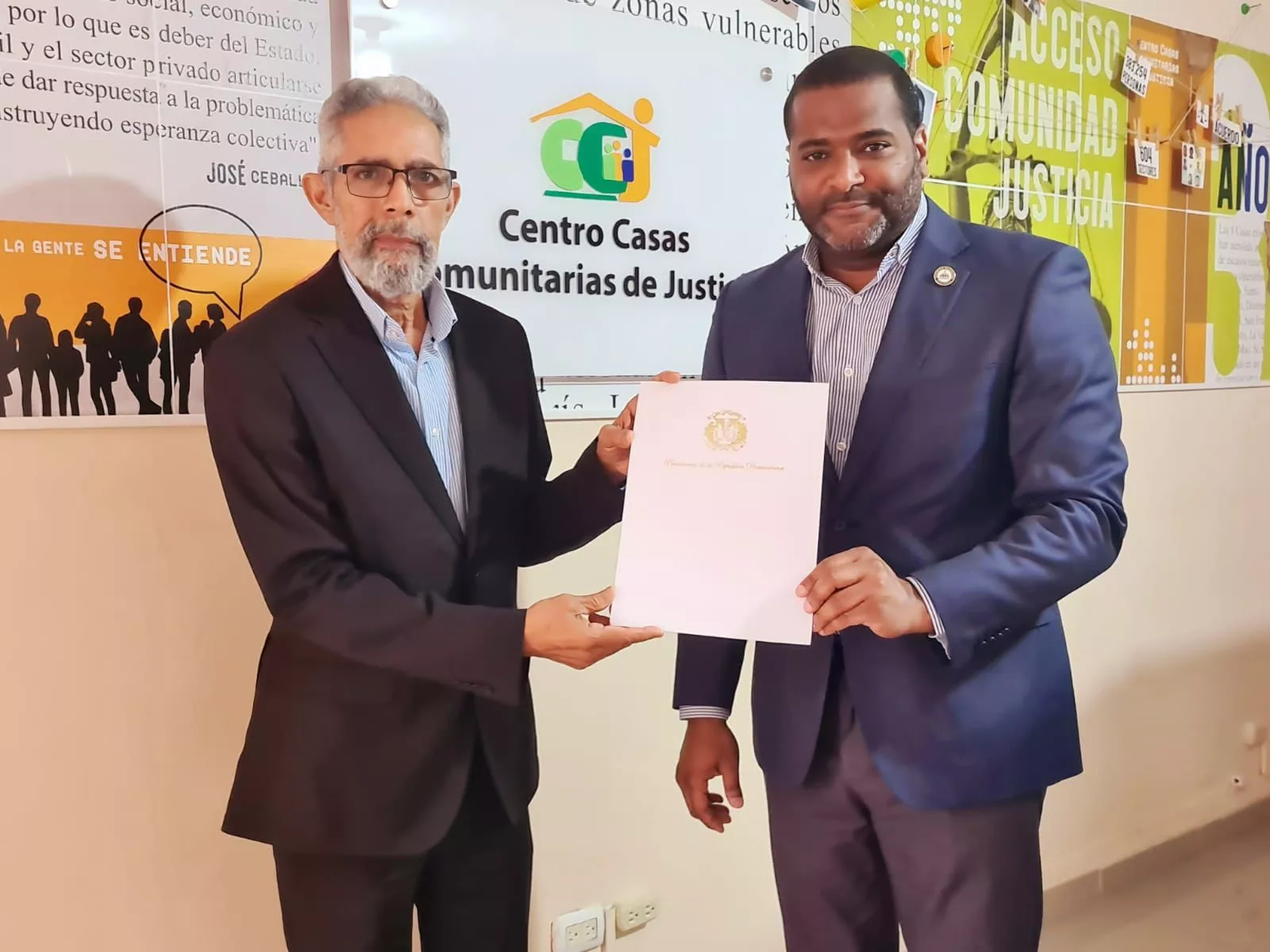 Gobierno entrega RD$7.5 millones a las Casas Comunitarias de Justicia