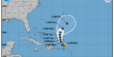 Earl disminuye velocidad de trasladación; Meteorología pronostica aguaceros