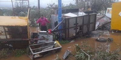 Negocios de comida rápida fueron arrasados por huracán Fiona en Samaná