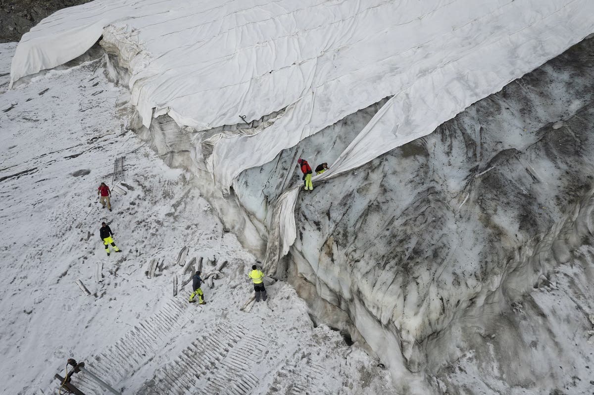 Se derriten glaciares de Suiza debido a cambio climático