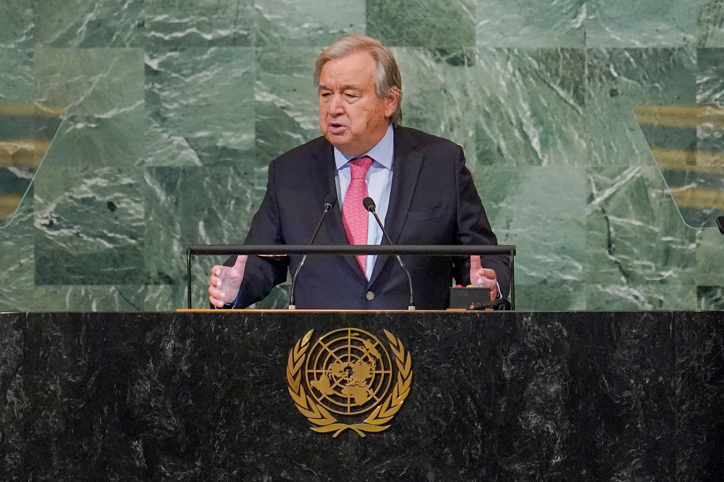 Secretario general de la ONU advierte que el mundo está 
