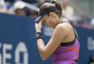 Muguruza pierde ante Kvitova tras acariciar los octavos del Abierto de EEUU