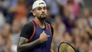 Kyrgios vence al campeón defensor Medvedev