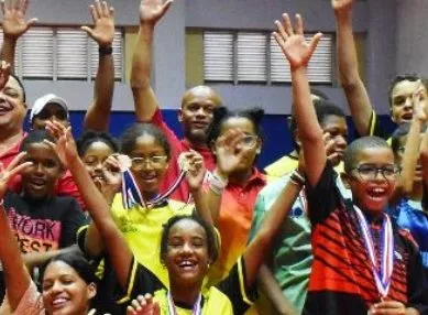 Tenimesistas de Santiago, campeones nacionales.