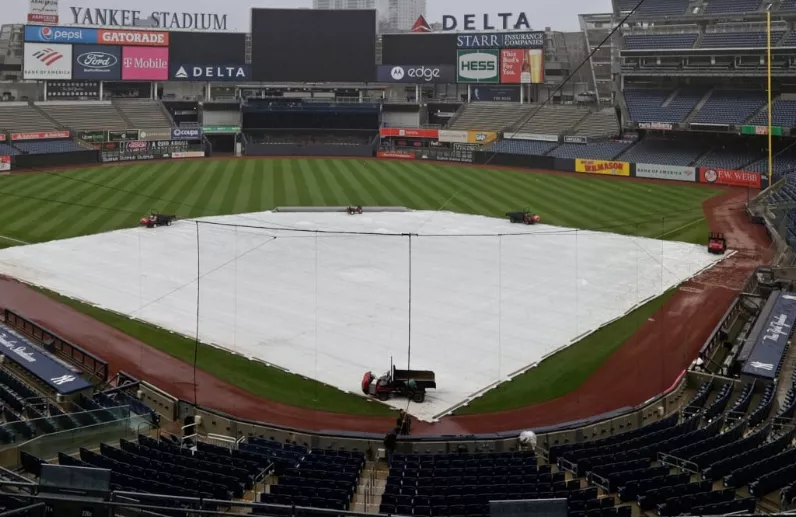 Posponen por lluvias el juego 2 Cleveland-Yankees