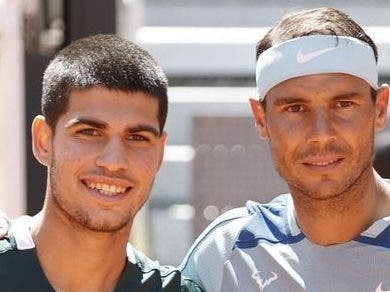 Alcaraz y Nadal van tras corona  Djokovic
