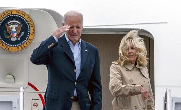Biden llega a Puerto Rico para evaluar daños causados por el huracán Fiona