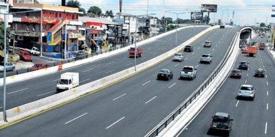 Cerrarán esta semana túneles y elevados por mantenimiento en el Gran Santo Domingo