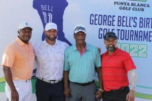 Polanco y Linares ganan torneo de golf  de George Bell; Albert Pujols hizo saque de honor